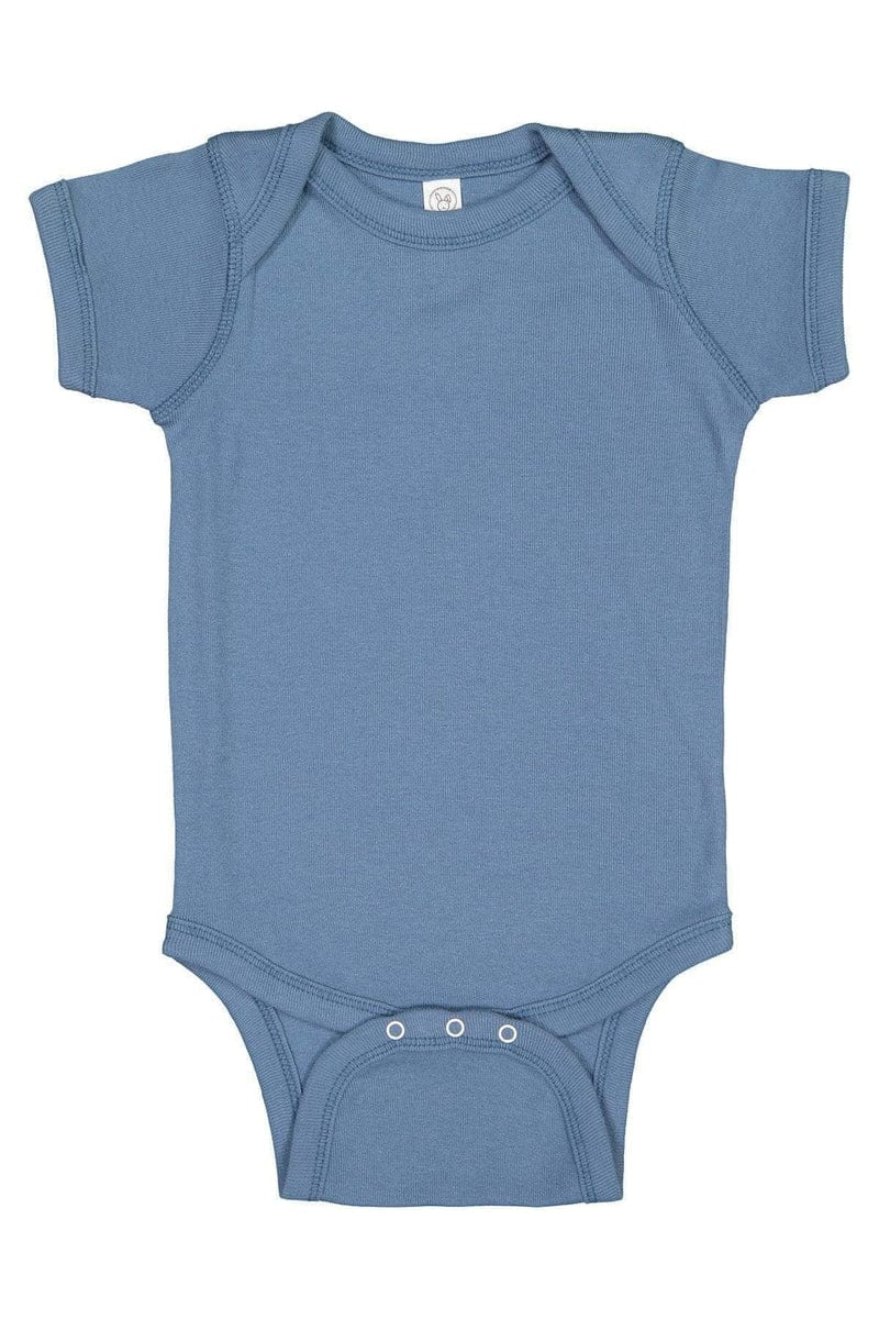 Rabbit Skins 4424 Infant Fine Jersey Bodysuit, Traditional Colors in 