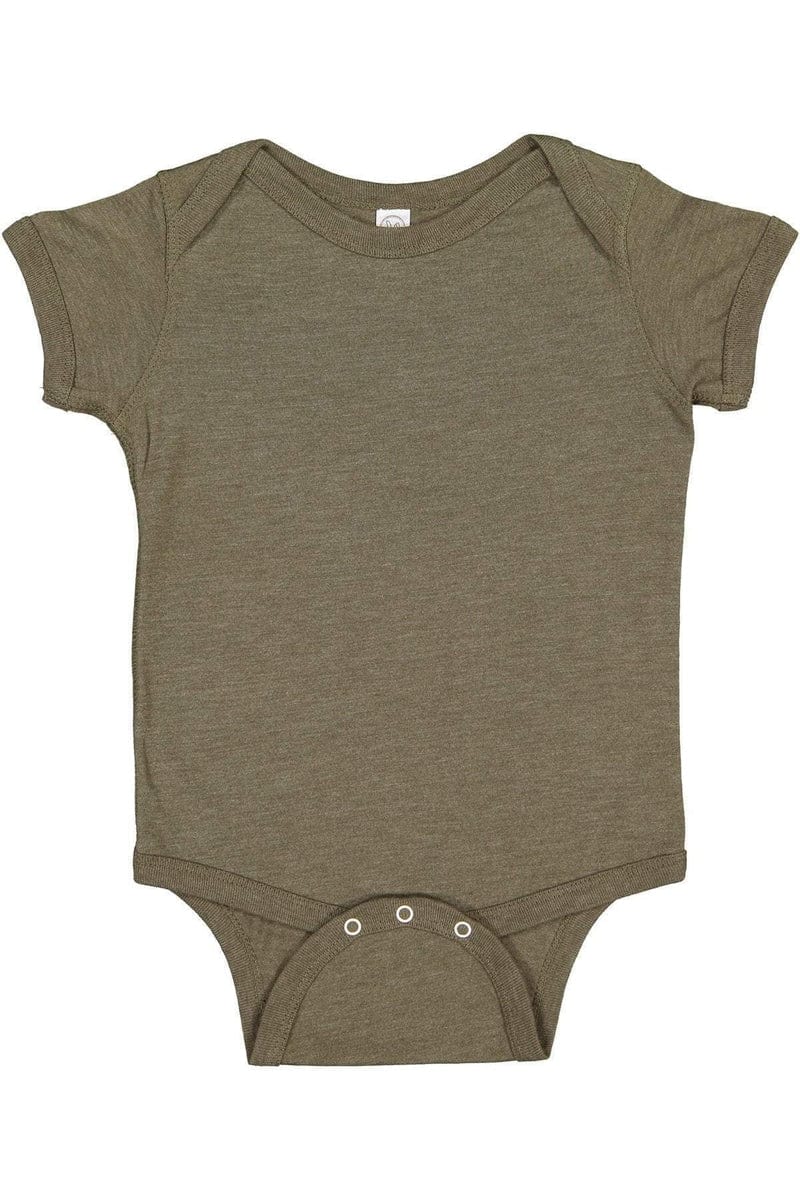 Rabbit Skins 4424 Infant Fine Jersey Bodysuit, Traditional Colors in 