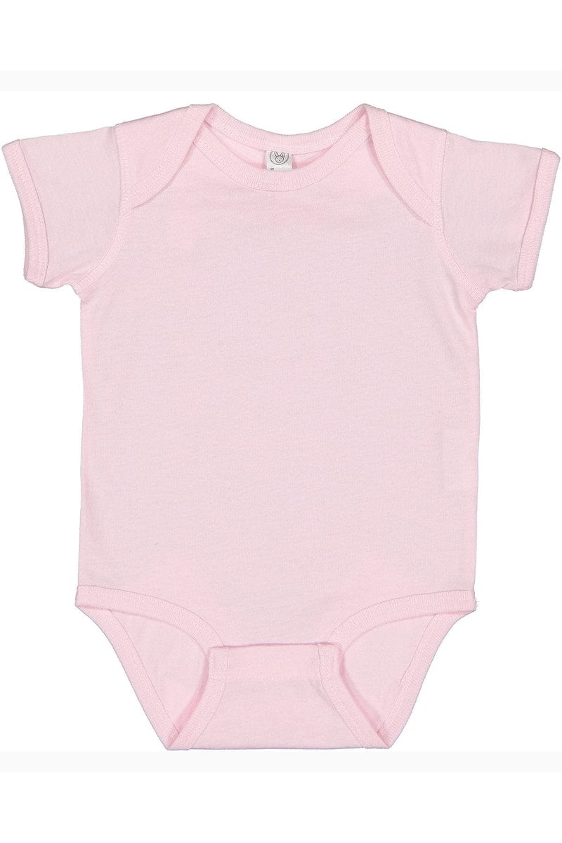 Rabbit Skins 4424 Infant Fine Jersey Bodysuit in Ballerina
