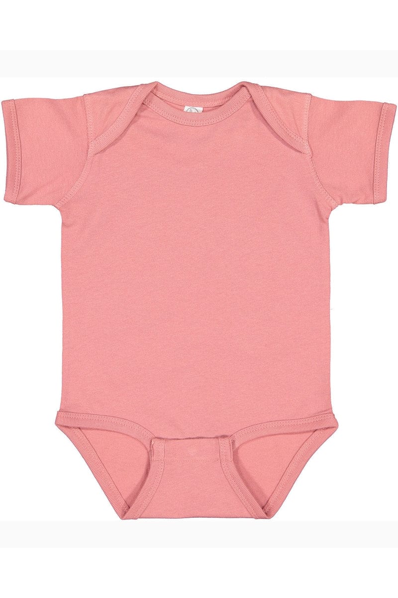 Rabbit Skins 4424 Infant Fine Jersey Bodysuit in Mauvelous