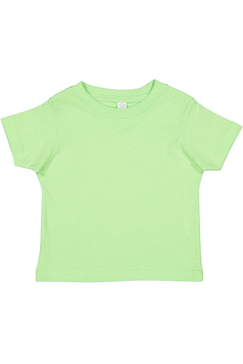 Rabbit Skins RS3301 Toddler Cotton Jersey T-Shirt in Key Lime