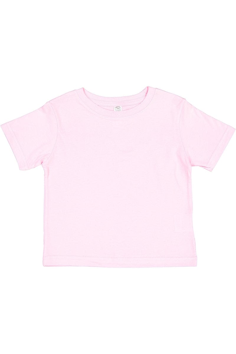 Rabbit Skins RS3301 Toddler Cotton Jersey T-Shirt in Pink