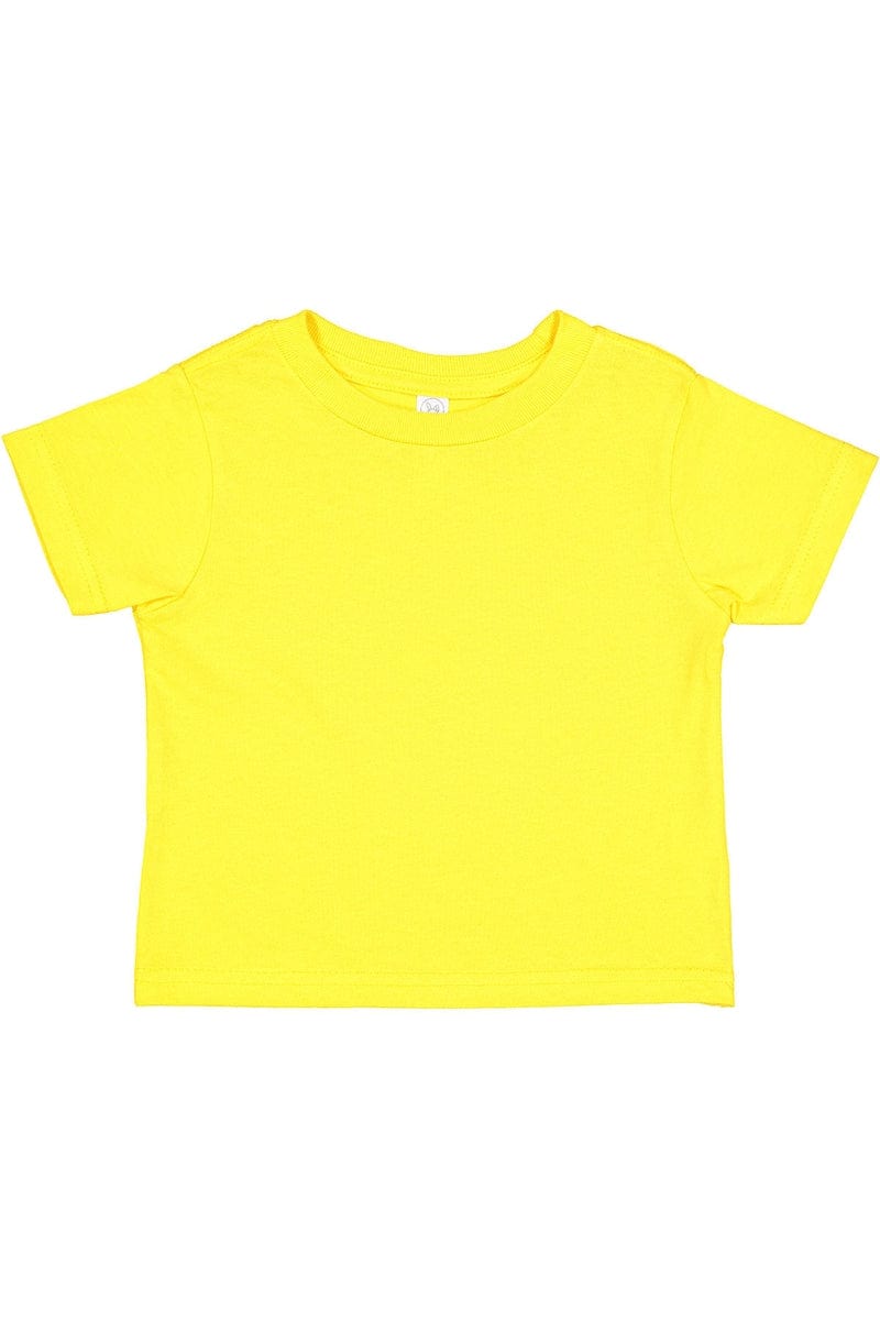 Rabbit Skins RS3301 Toddler Cotton Jersey T-Shirt in Yellow