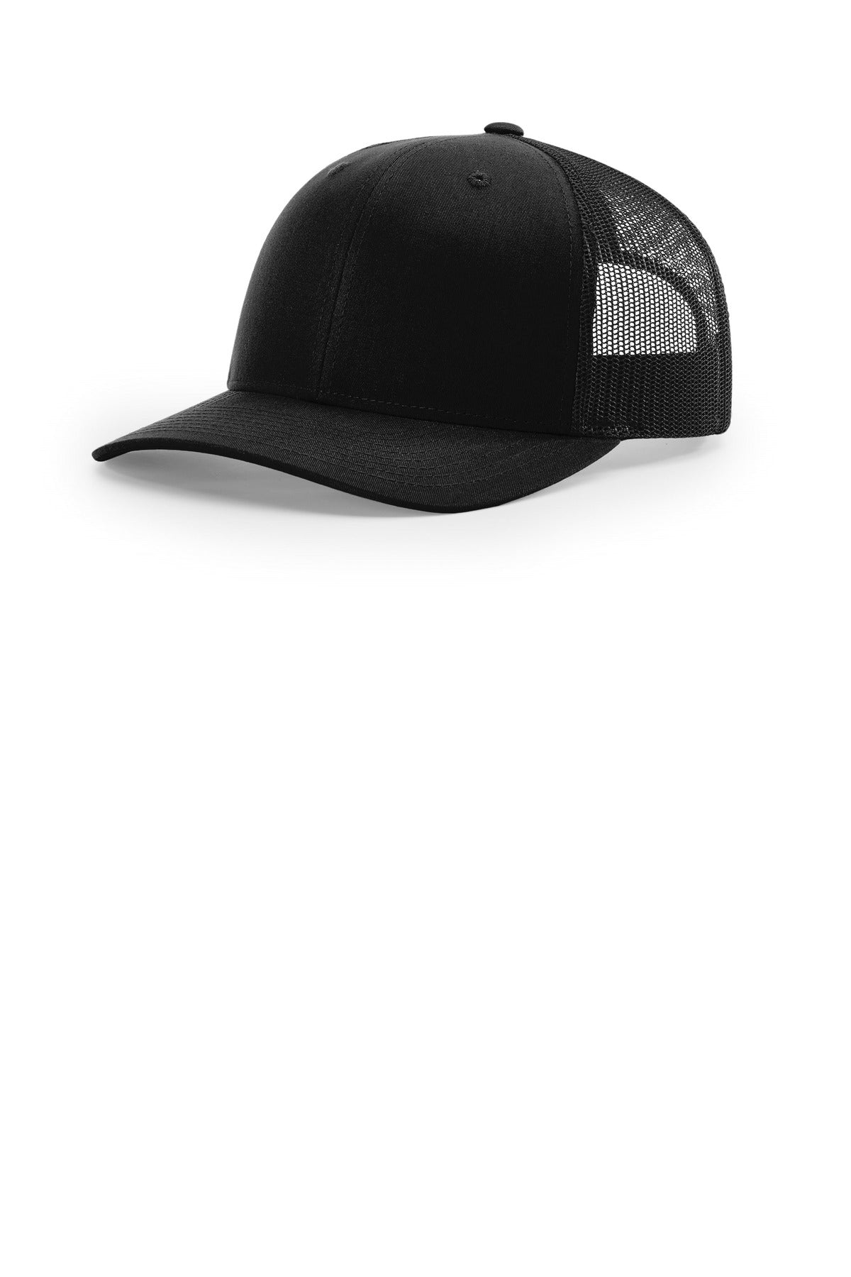 Richardson 112+ R-Flex Adjustable Trucker 112PL in Black