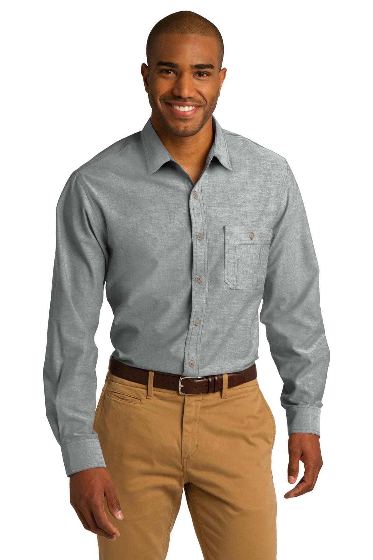 DISCONTINUED Port Authority ® Chambray Shirt. S653