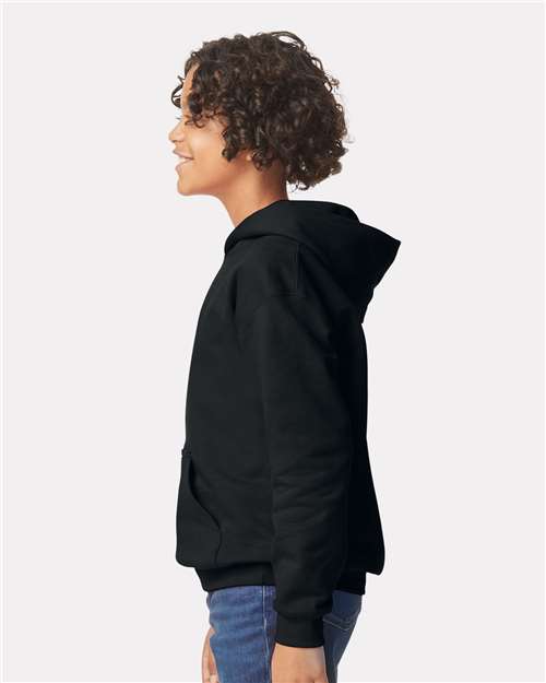 SF500B Youth Softstyle Midweight Hooded Sweatshirt in 