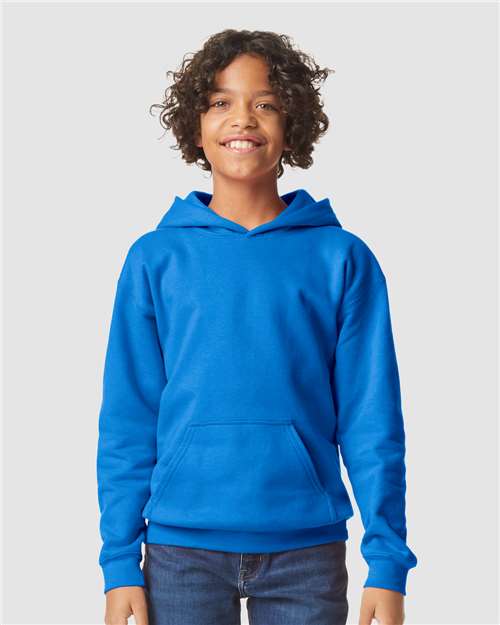 SF500B Youth Softstyle Midweight Hooded Sweatshirt in Royal