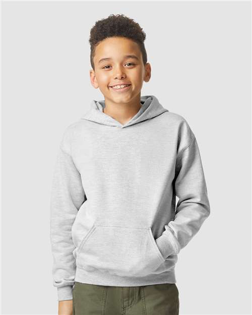 Gildan SF500B XS / Sport Grey SF500B Youth Softstyle Midweight Hooded Sweatshirt