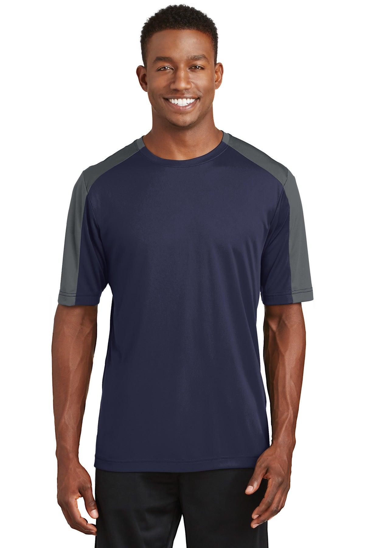 Sport-Tek ST354: PosiCharge Competitor Sleeve-Blocked Tee