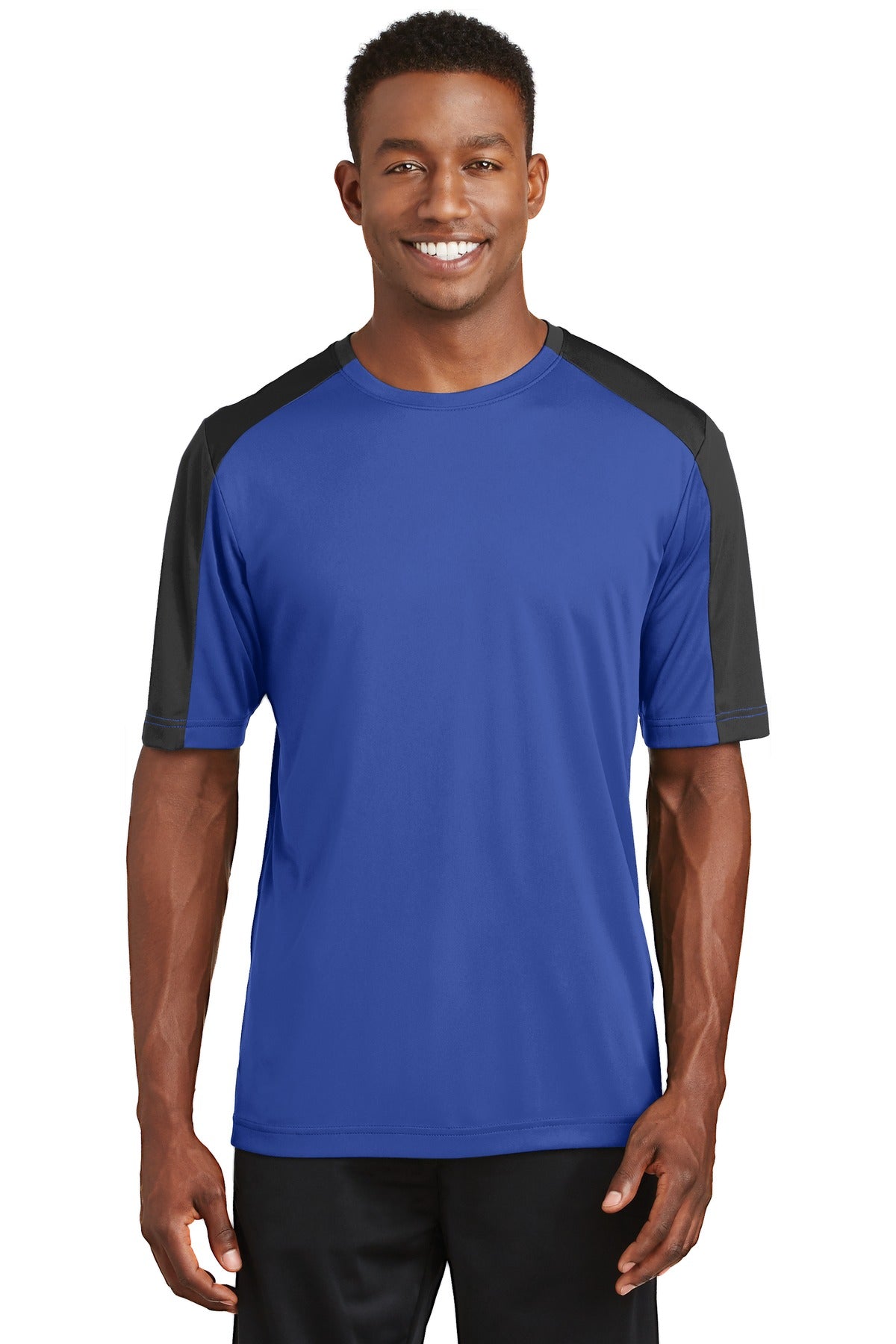 Sport-Tek ST354: PosiCharge Competitor Sleeve-Blocked Tee