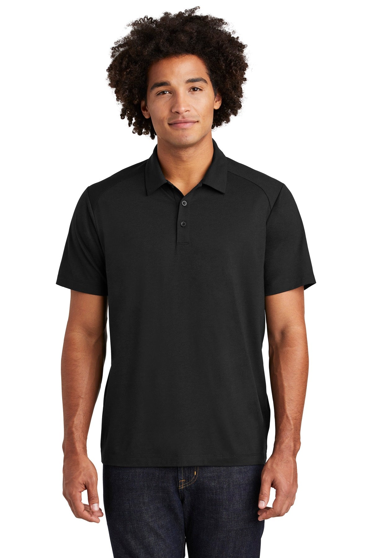 Sport-Tek ST405: PosiCharge Tri-Blend Wicking Polo