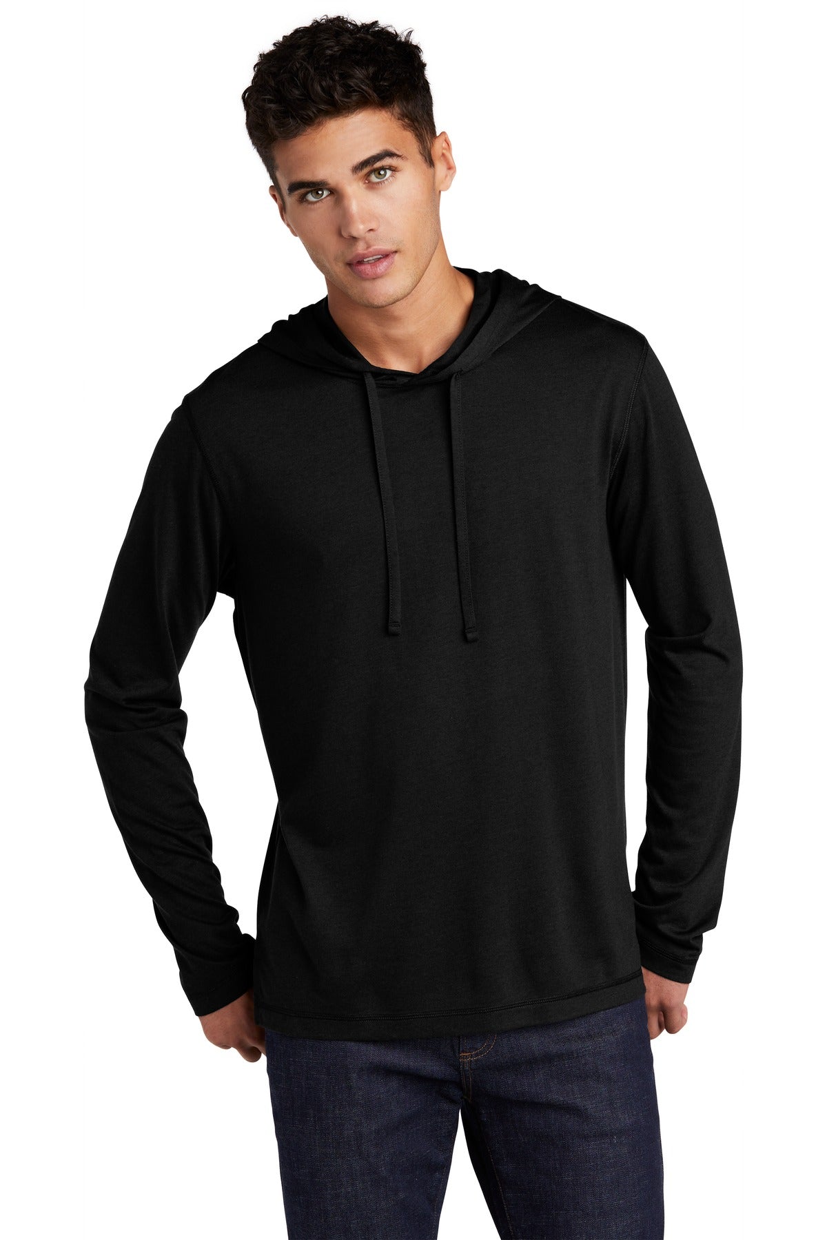 Sport-Tek ST406: PosiCharge Tri-Blend Wicking Long Sleeve Hoodie