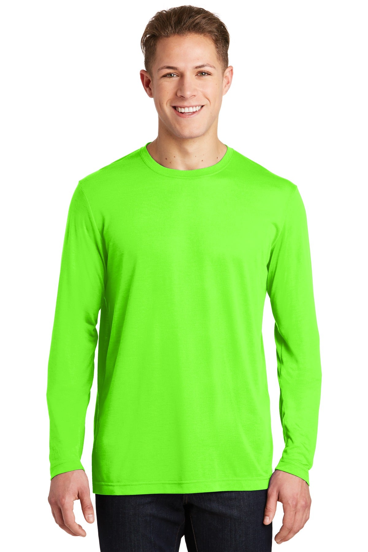 Sport-Tek ST450LS: Long Sleeve PosiCharge Competitor Cotton Touch Tee