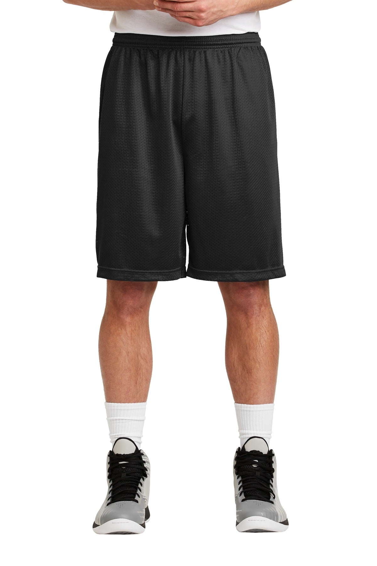 Sport-Tek ST515: Long PosiCharge Classic Mesh Short