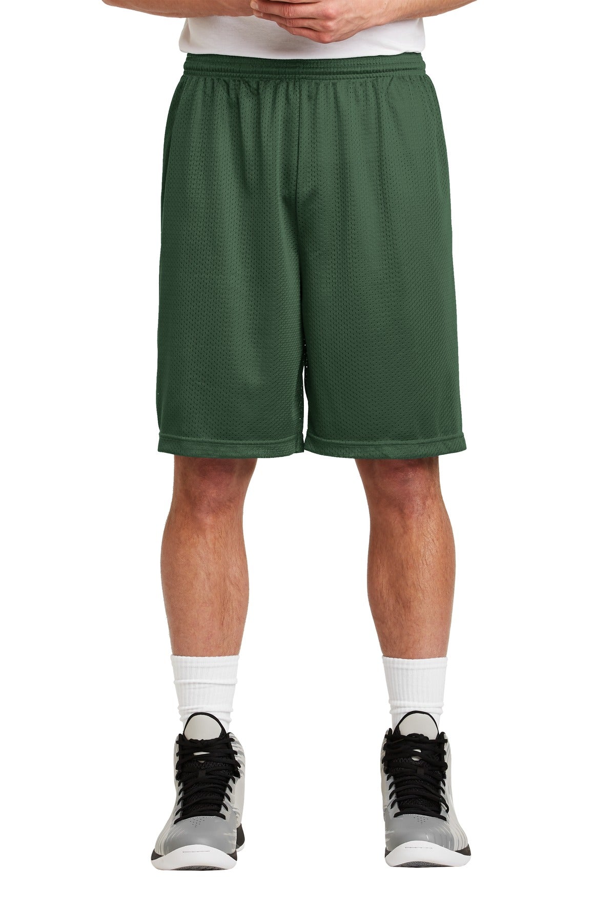 Sport-Tek ST515: Long PosiCharge Classic Mesh Short