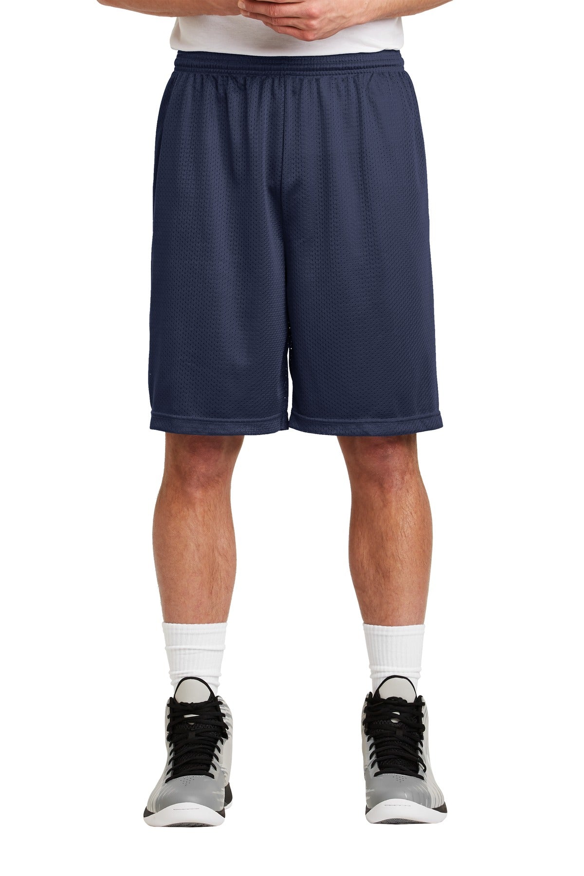 Sport-Tek ST515: Long PosiCharge Classic Mesh Short