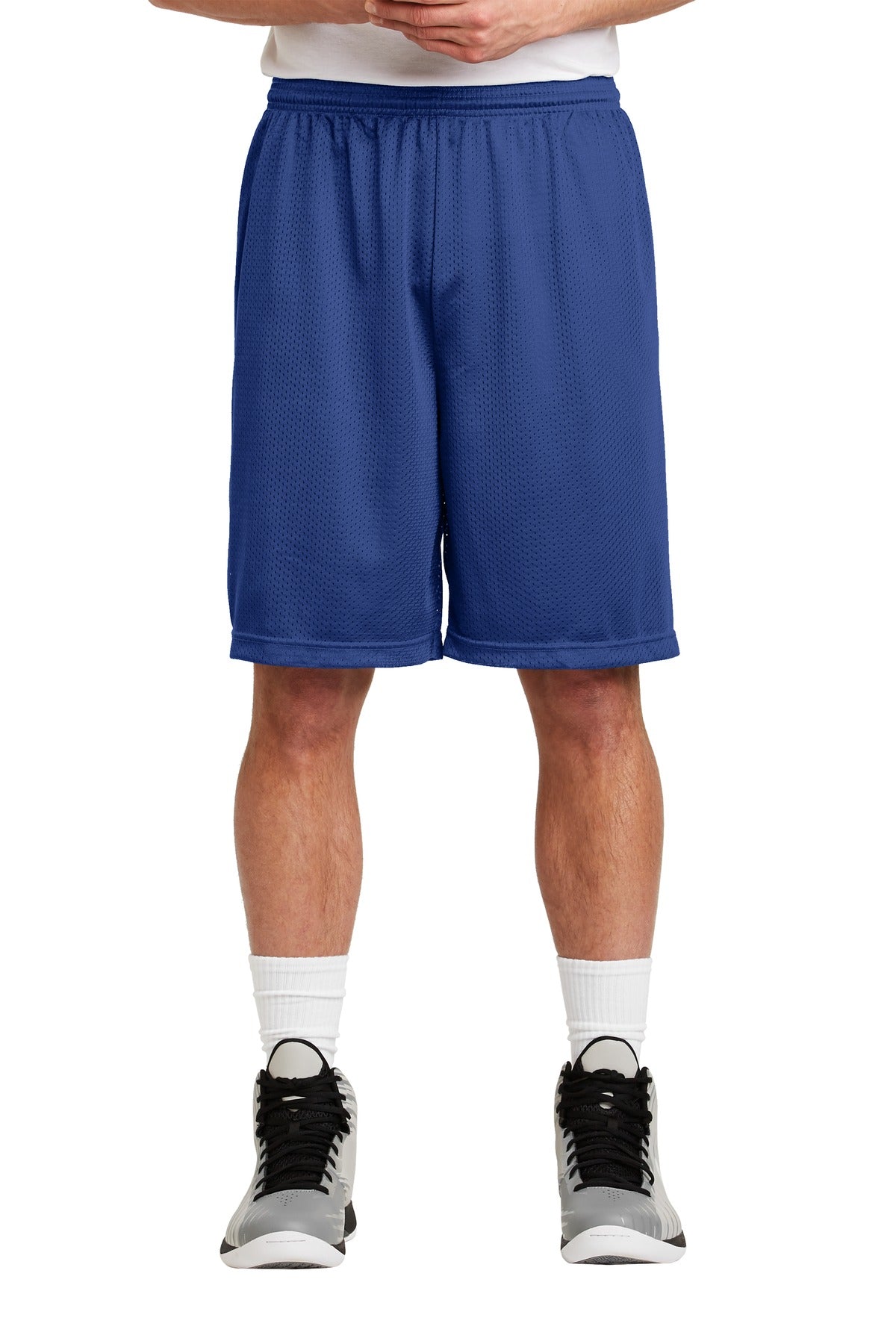Sport-Tek ST515: Long PosiCharge Classic Mesh Short