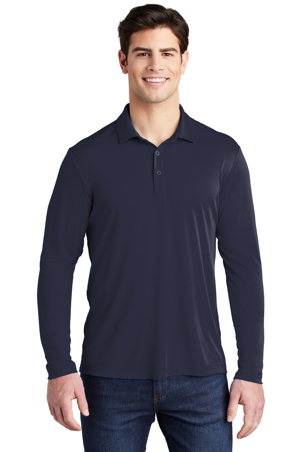 Sport-Tek ST520LS: Posi-UV Pro Long Sleeve Polo