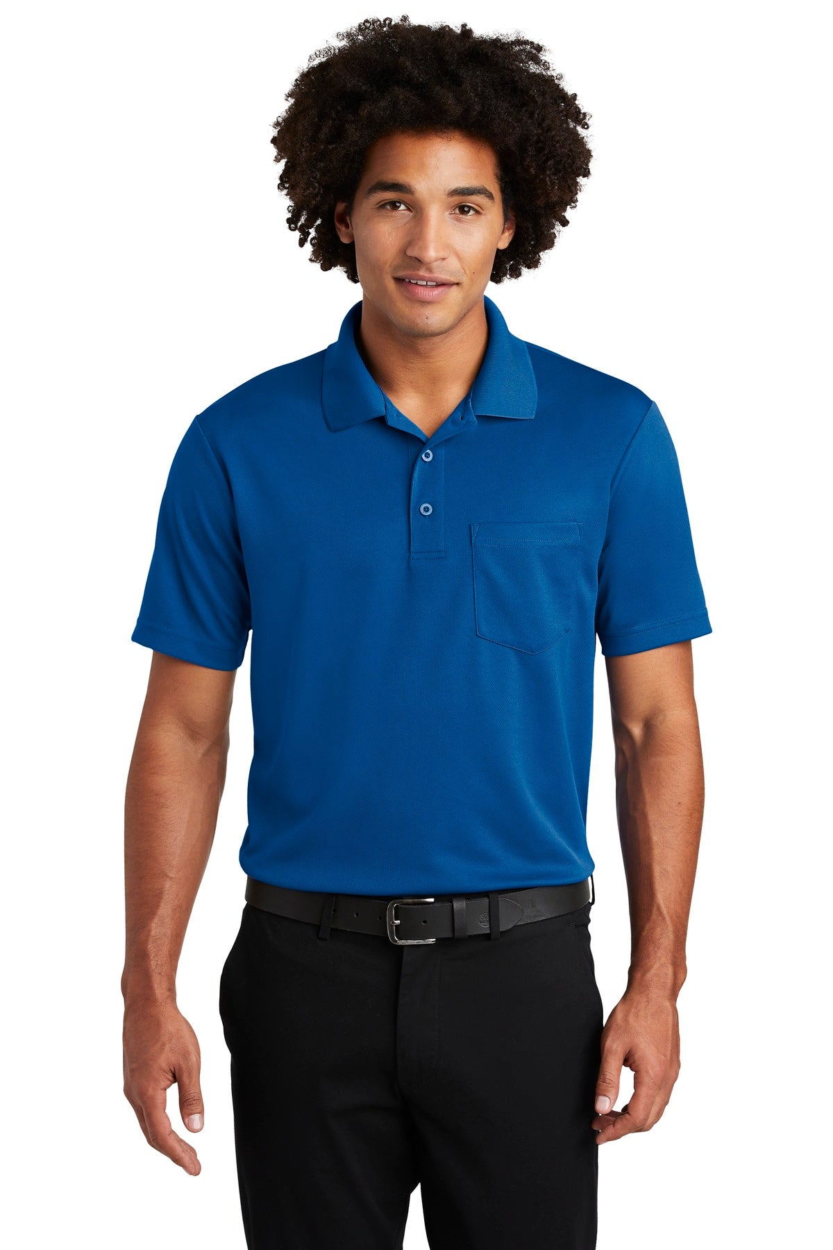 Sport-Tek ST640P: PosiCharge RacerMesh Pocket Polo