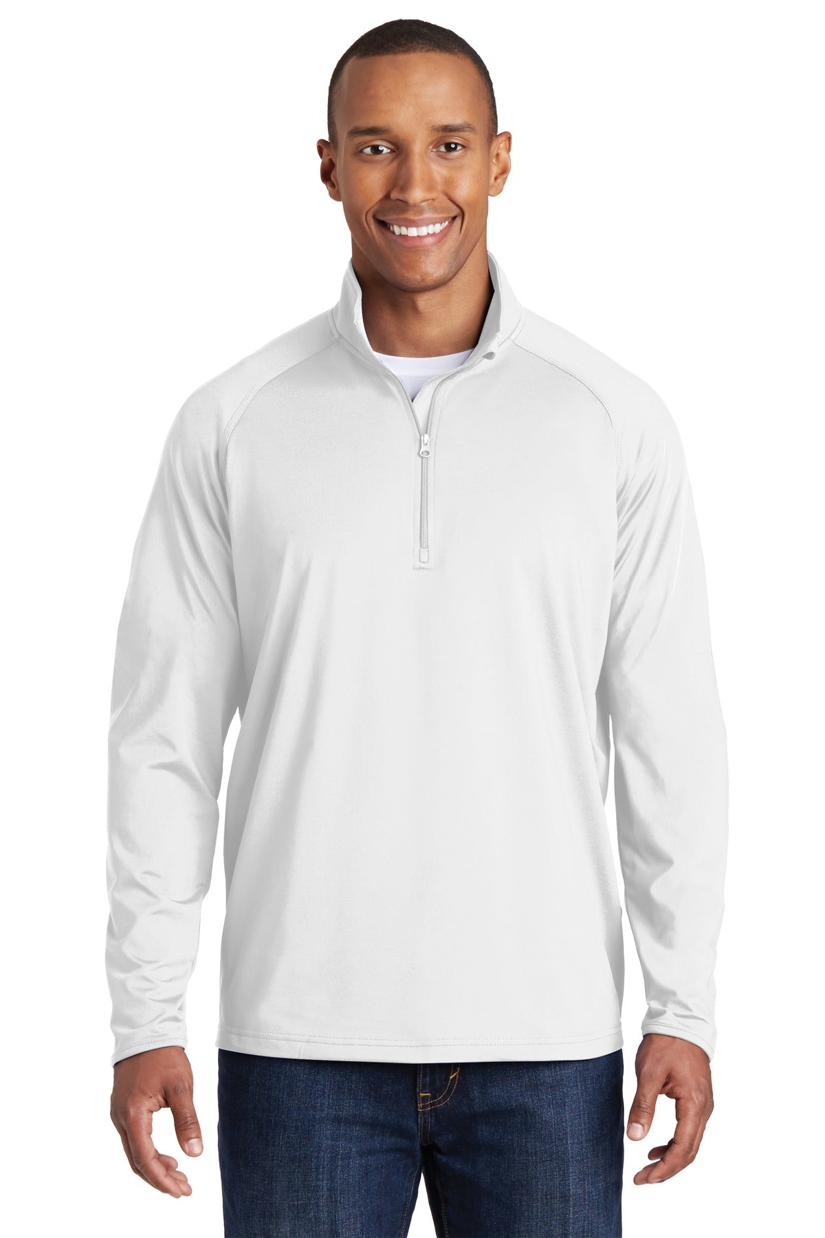 Sport-Tek ST850: Sport-Wick Stretch 1/2-Zip Pullover