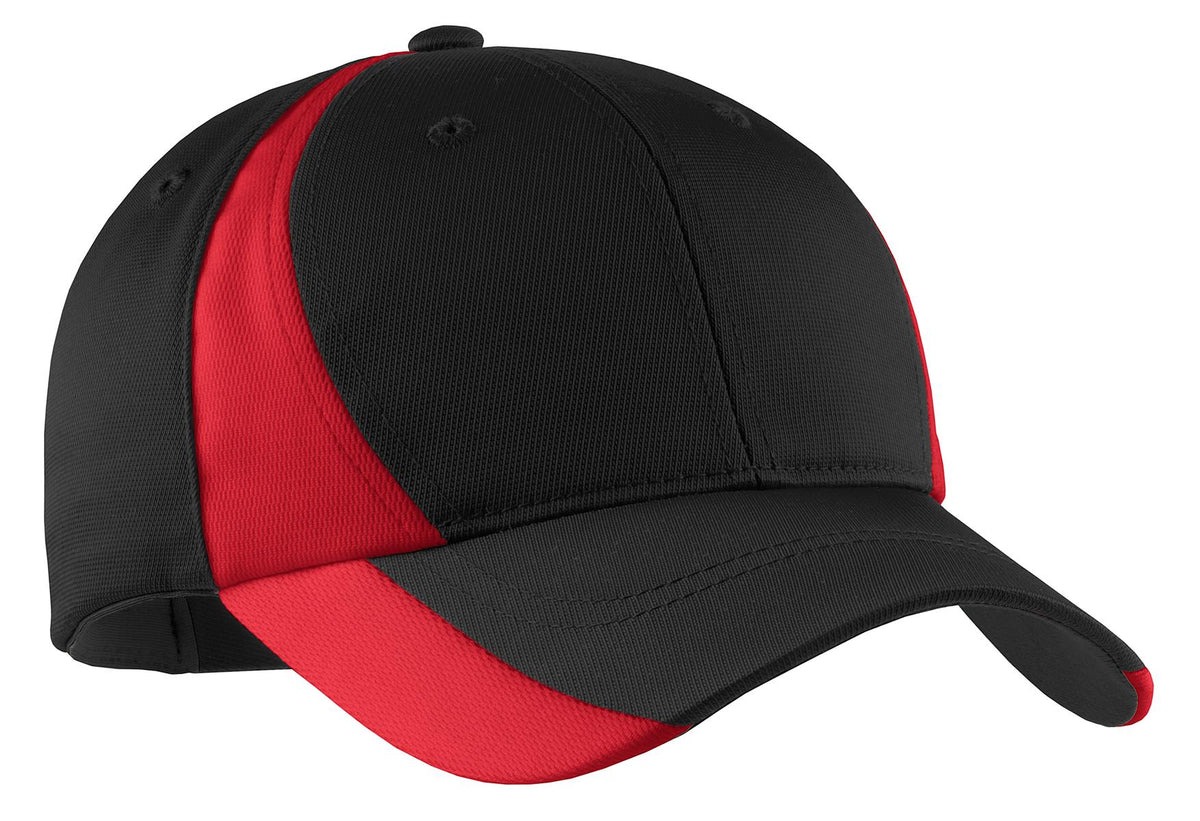 Sport-Tek STC11: Dry Zone Nylon Colorblock Cap