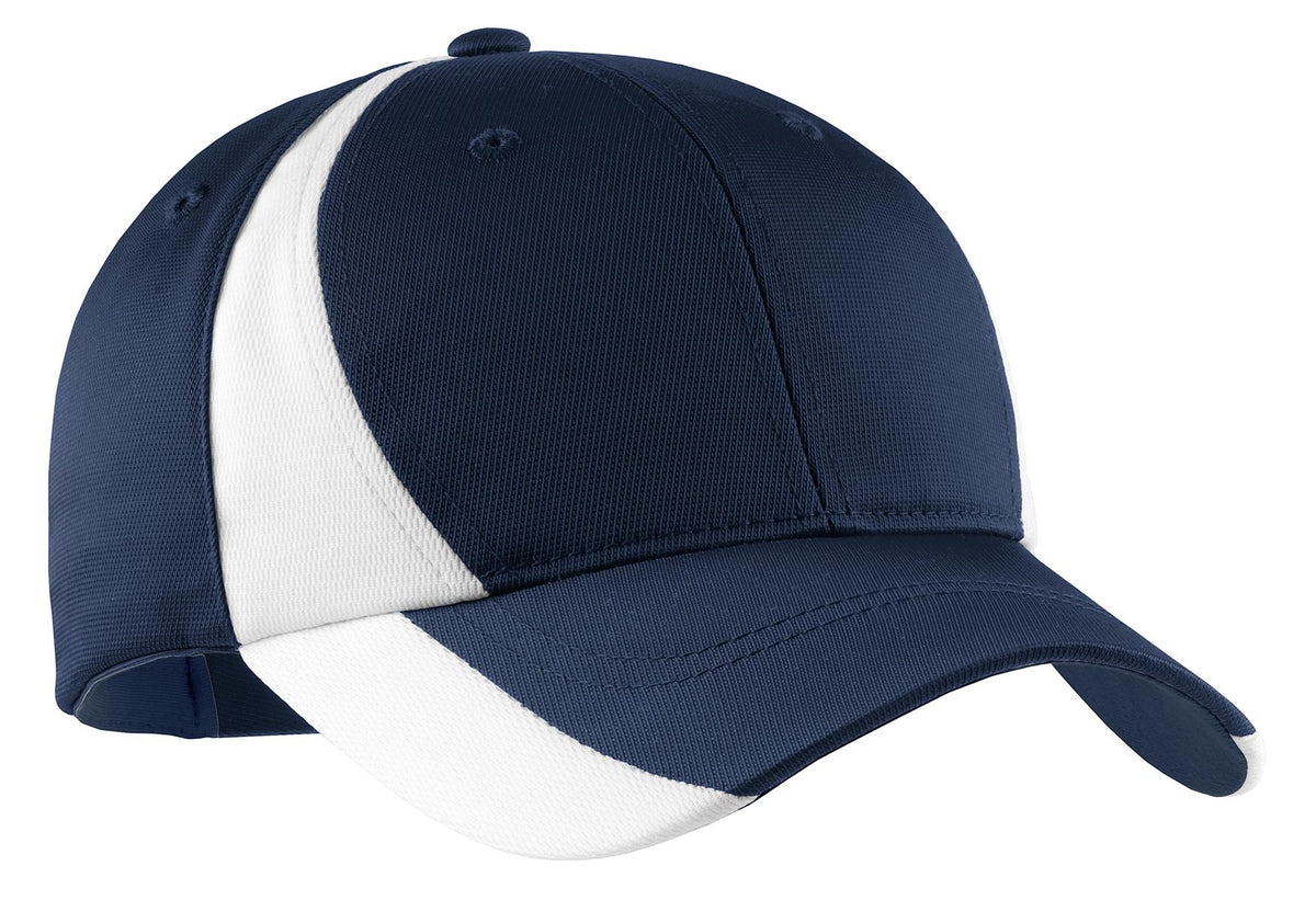 Sport-Tek STC11: Dry Zone Nylon Colorblock Cap