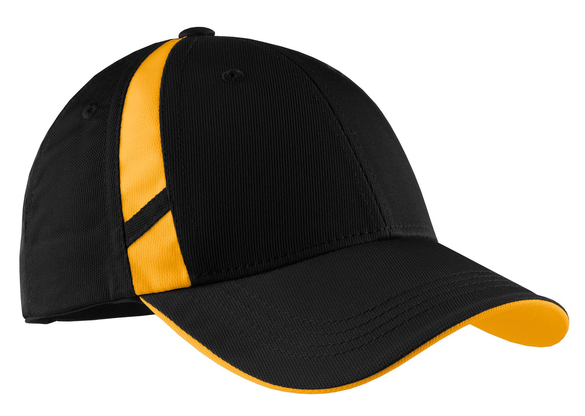Sport-Tek STC12: Dry Zone Mesh Inset Cap