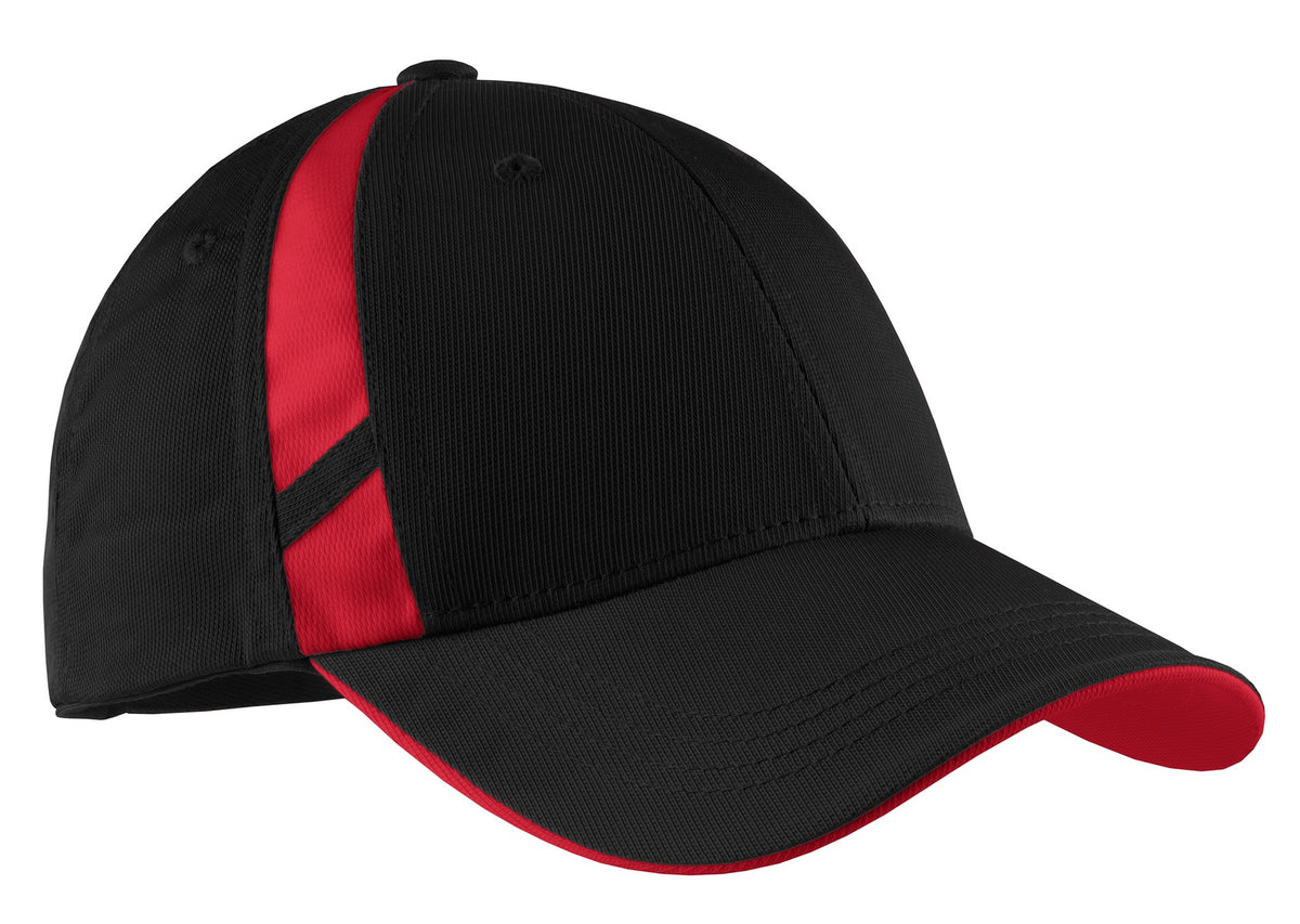 Sport-Tek STC12: Dry Zone Mesh Inset Cap