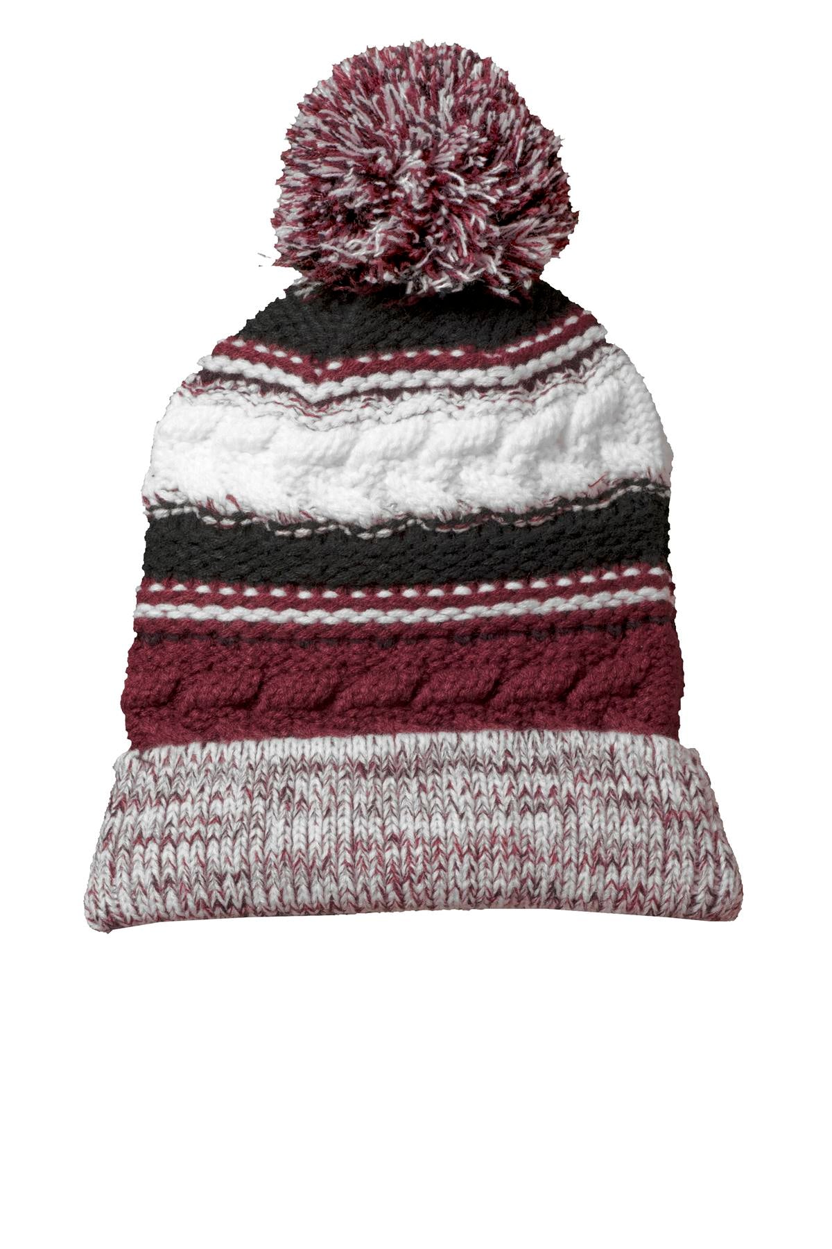 Sport-Tek STC21: Pom Pom Team Beanie