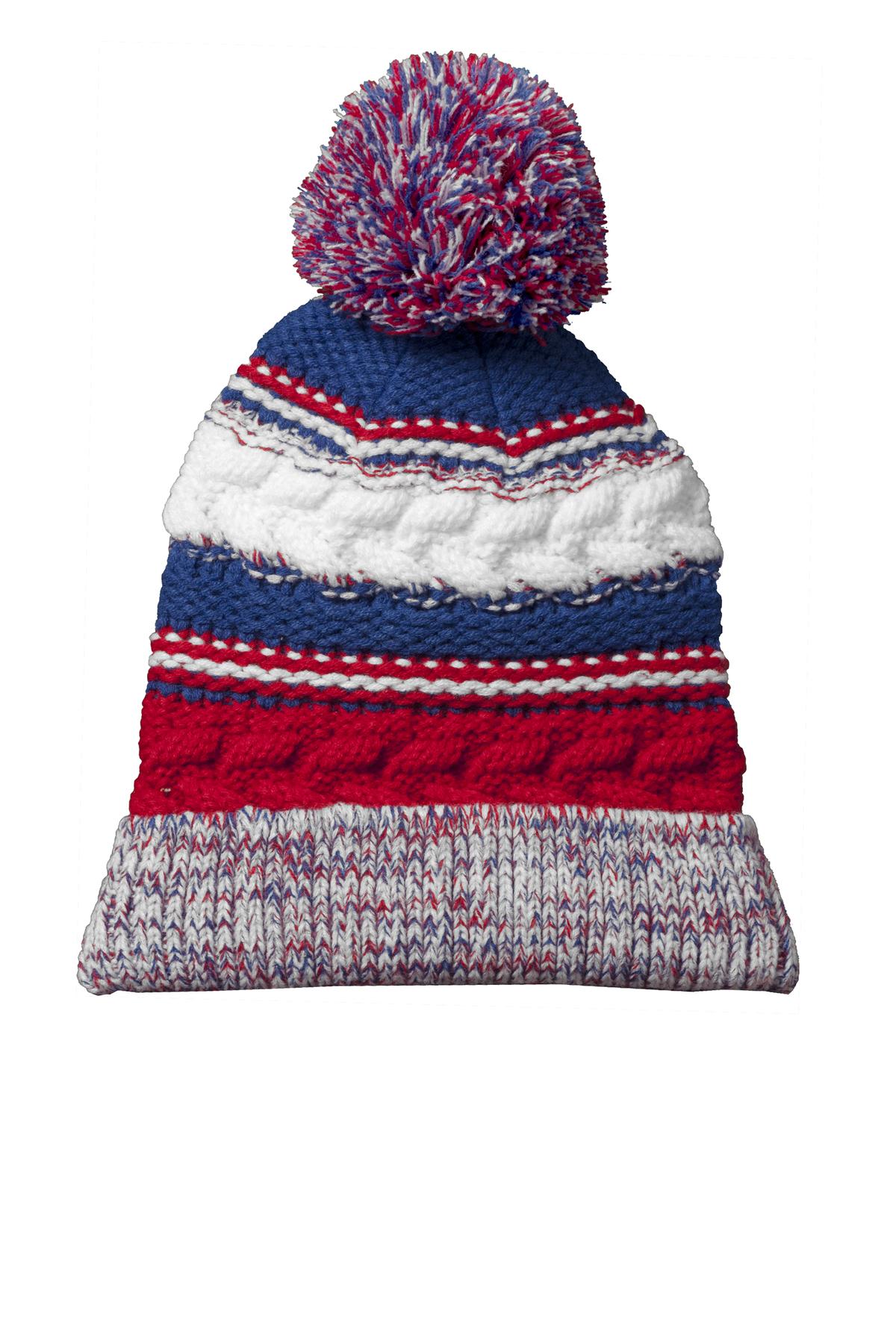 Sport-Tek STC21: Pom Pom Team Beanie