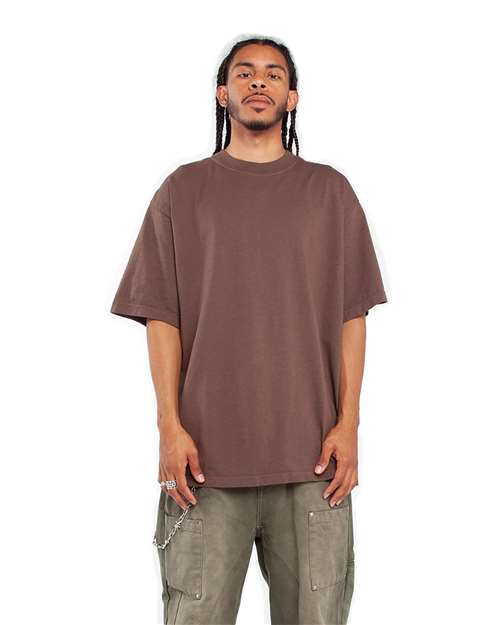 Shaka Wear SHGD Unisex Max Heavyweight Garment-Dyed T-Shirt in Mocha
