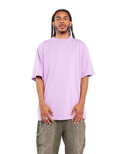 Shaka Wear SHGD Unisex Max Heavyweight Garment-Dyed T-Shirt in Pastel Purple