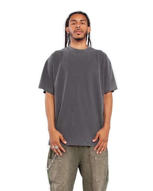 Shaka Wear SHGD Unisex Max Heavyweight Garment-Dyed T-Shirt in Shadow