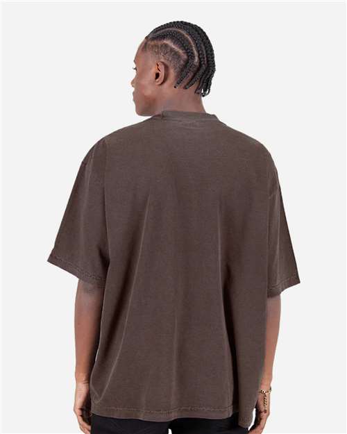 Shaka Wear SHGDD Unisex Max Heavyweight Garment-Dyed Drop Shoulder T-Shirt in 
