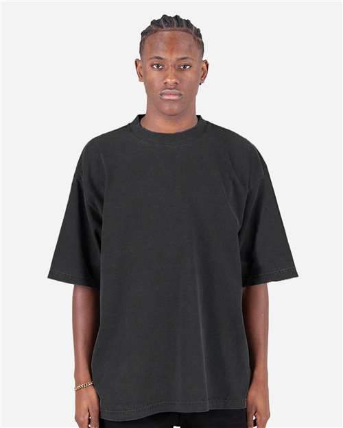 Shaka Wear SHGDD Unisex Max Heavyweight Garment-Dyed Drop Shoulder T-Shirt in 