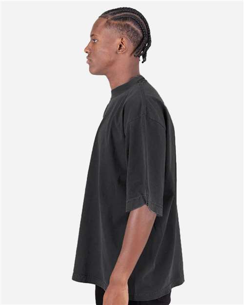 Shaka Wear SHGDD Unisex Max Heavyweight Garment-Dyed Drop Shoulder T-Shirt in 