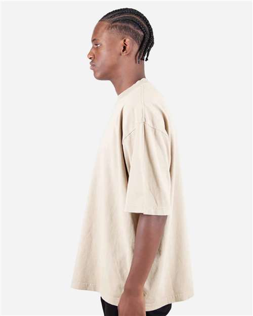 Shaka Wear SHGDD Unisex Max Heavyweight Garment-Dyed Drop Shoulder T-Shirt in 
