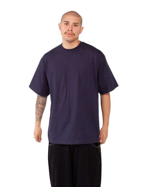 Shaka Wear SHMHSS Unisex Max Heavyweight T-Shirt in Navy