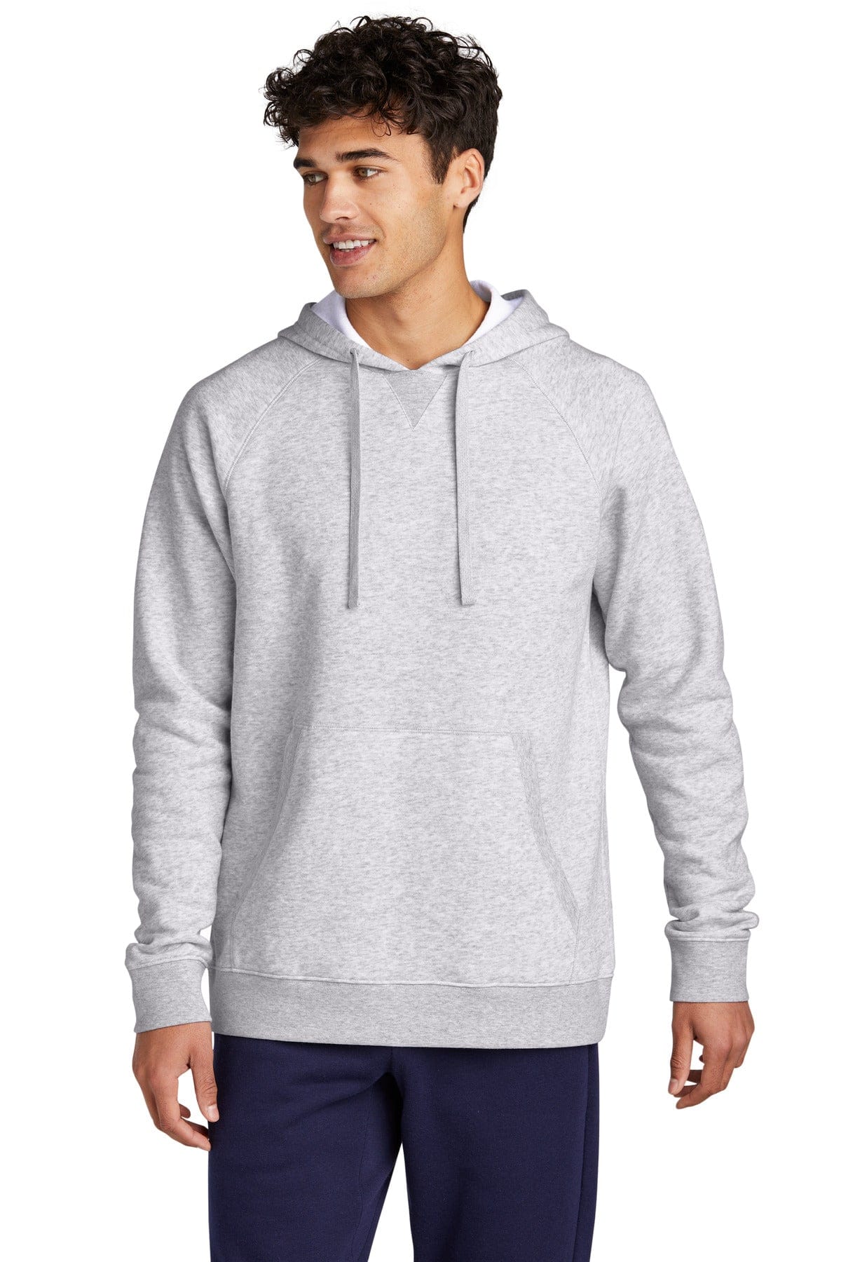 Sport-Tek Drive Fleece Pullover Hoodie STF200 in Athletic Heather