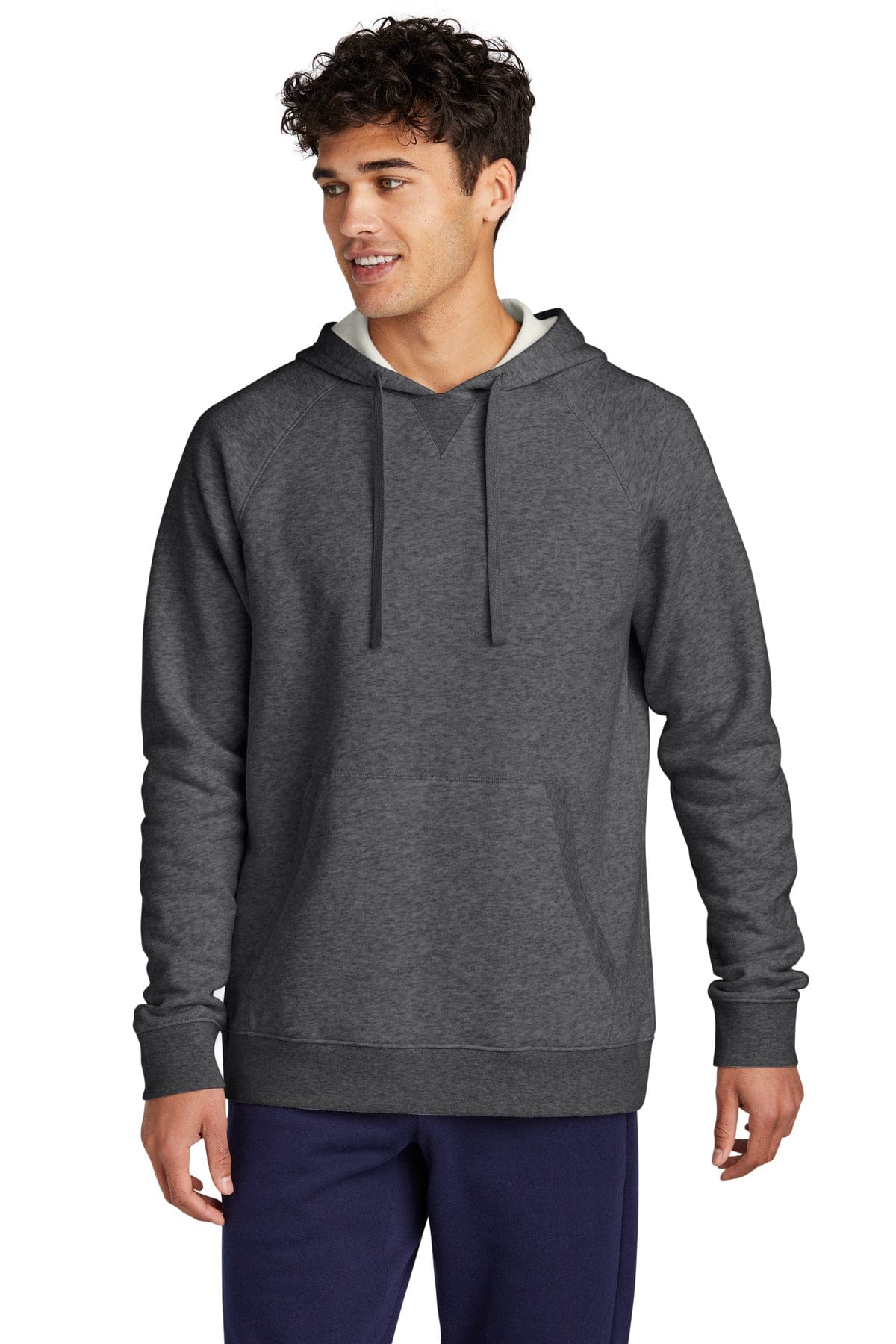 Sport-Tek Drive Fleece Pullover Hoodie STF200 in Graphite Heather