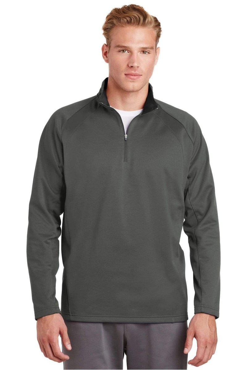 Sport-Tek F243 Sport-Wick Fleece 1/4-Zip Pullover in 