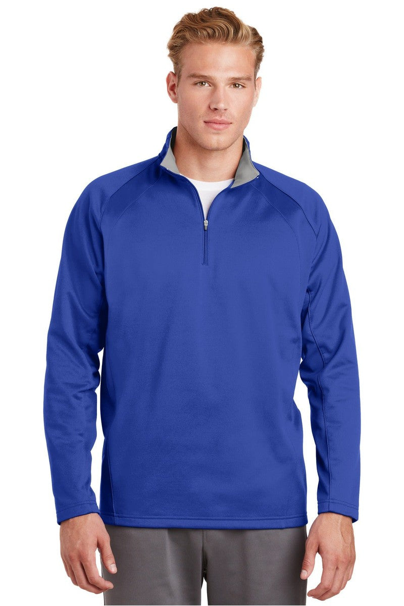 Sport-Tek F243 Sport-Wick Fleece 1/4-Zip Pullover in 