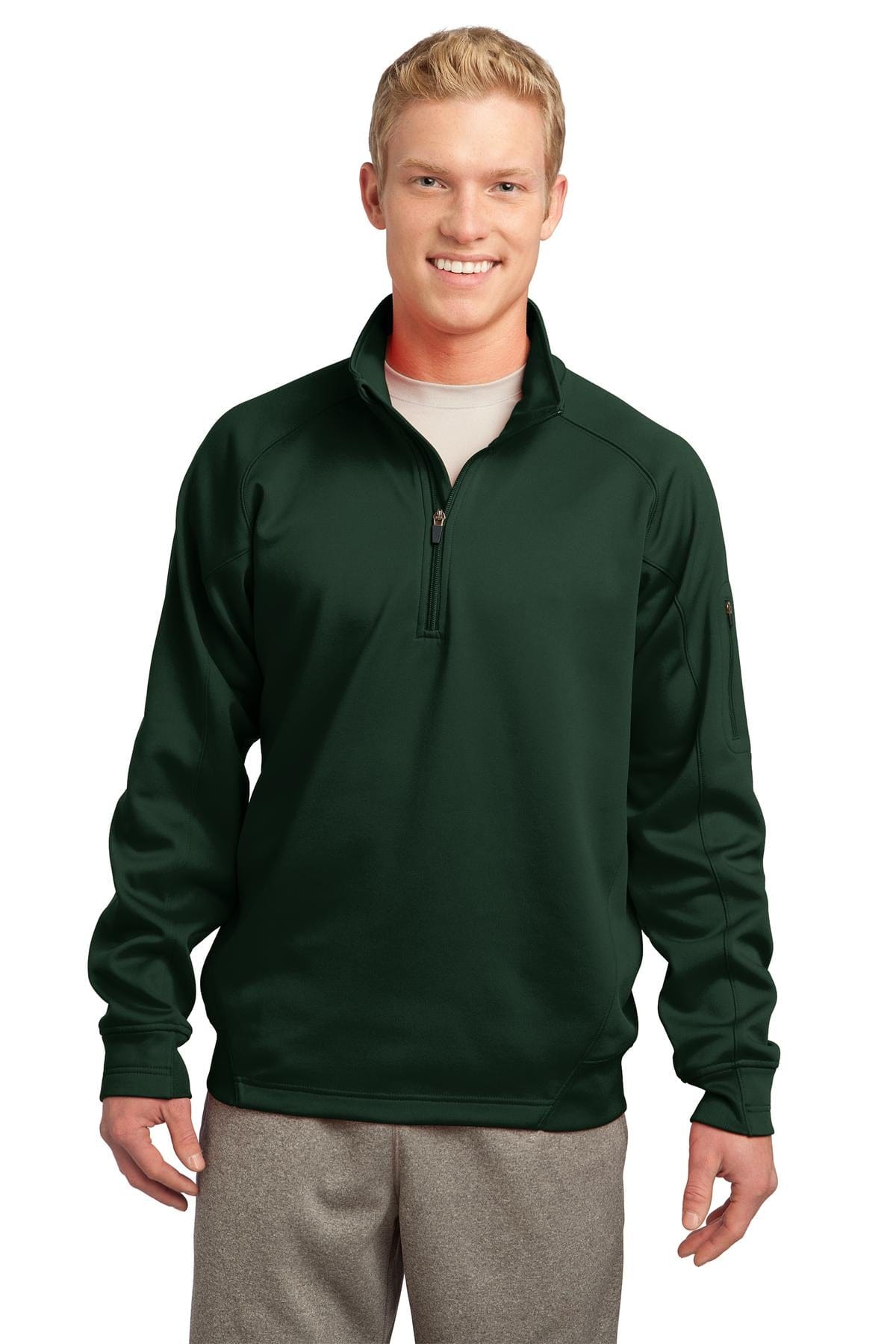 Sport-Tek Sweatshirts/Fleece XS / Forest Green Sport-Tek F247 Tech Fleece 1/4-Zip Pullover