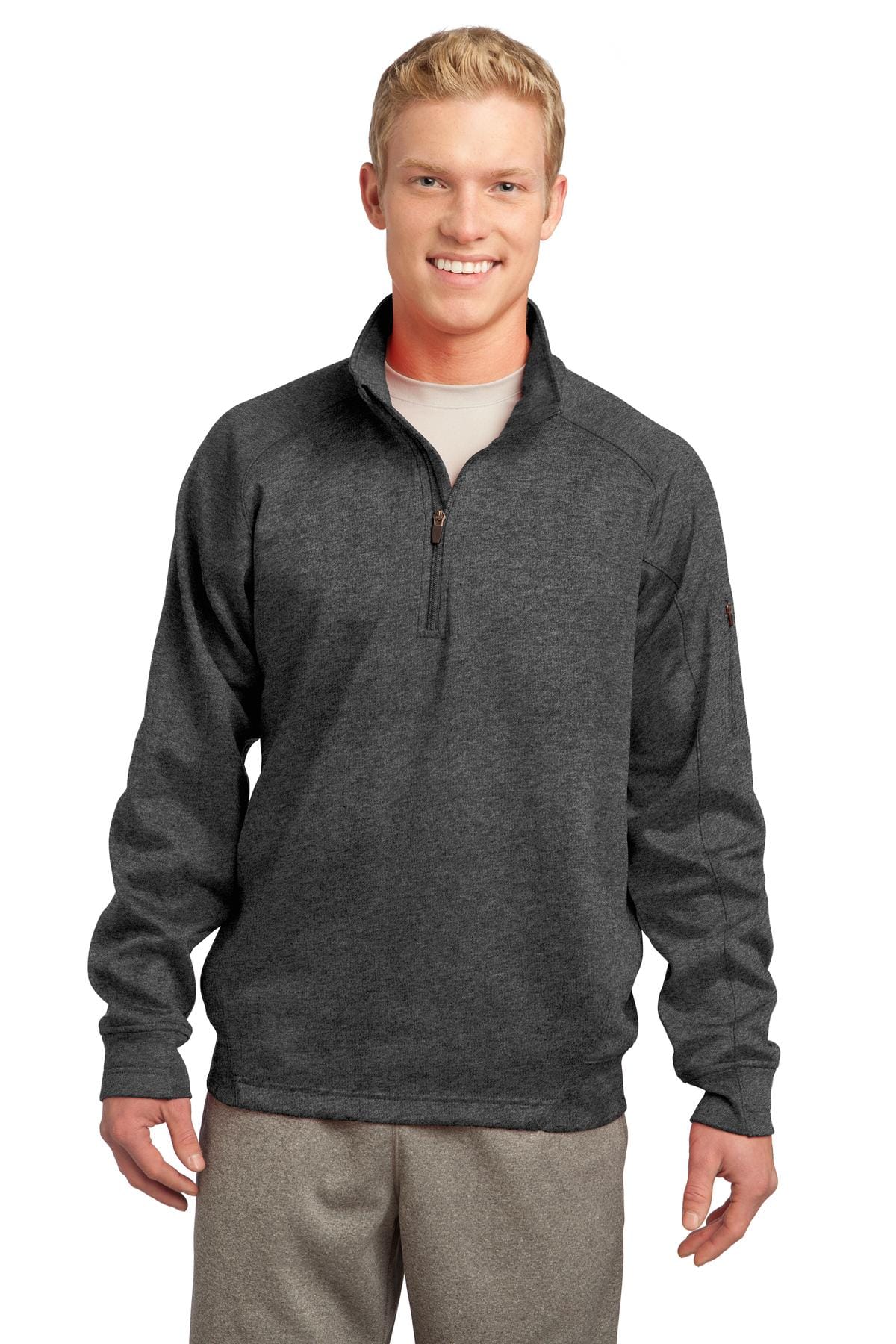 Sport-Tek Sweatshirts/Fleece XS / Graphite Heather Sport-Tek F247 Tech Fleece 1/4-Zip Pullover