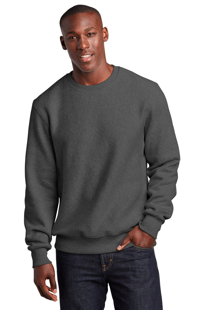 Sport-Tek F280 Super Heavyweight Crewneck Sweatshirt in Graphite Heather