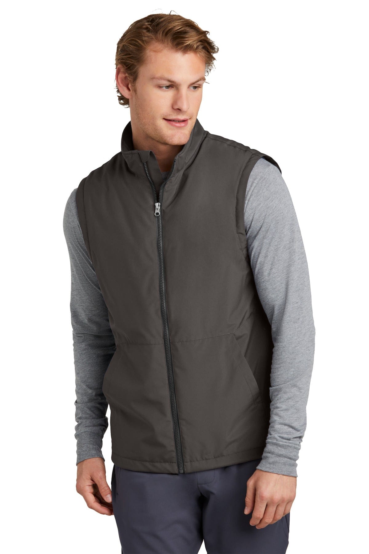 Sport-Tek JST57 Insulated Vest in Graphite