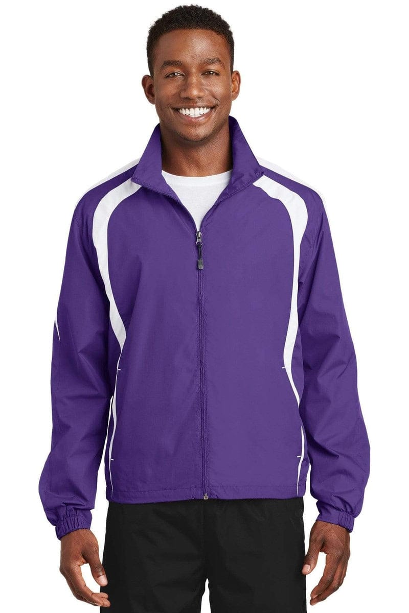 Sport-Tek JST60 Colorblock Raglan Jacket in 