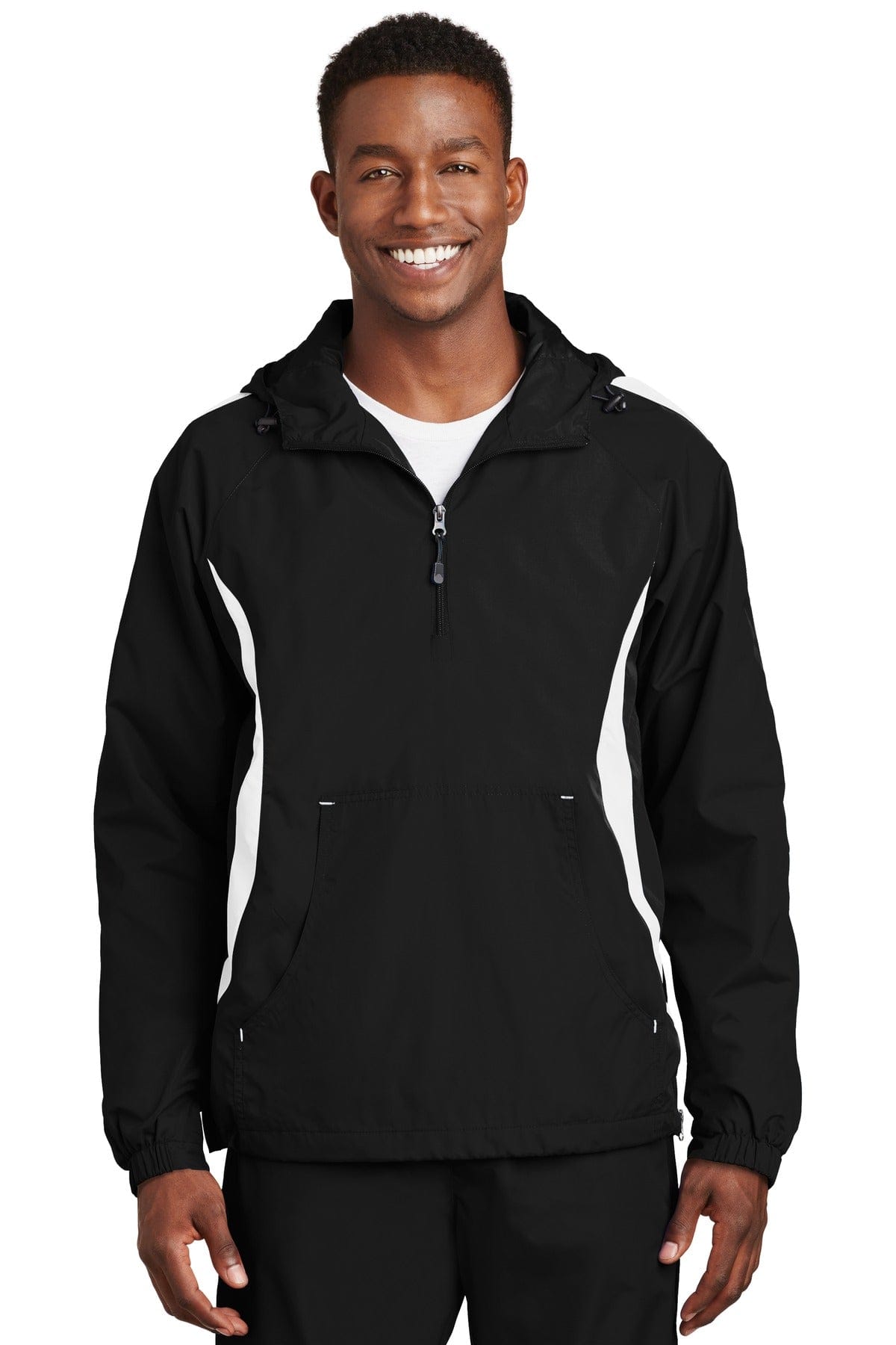 Sport-Tek Outerwear Sport-Tek JST63 Colorblock Raglan Anorak