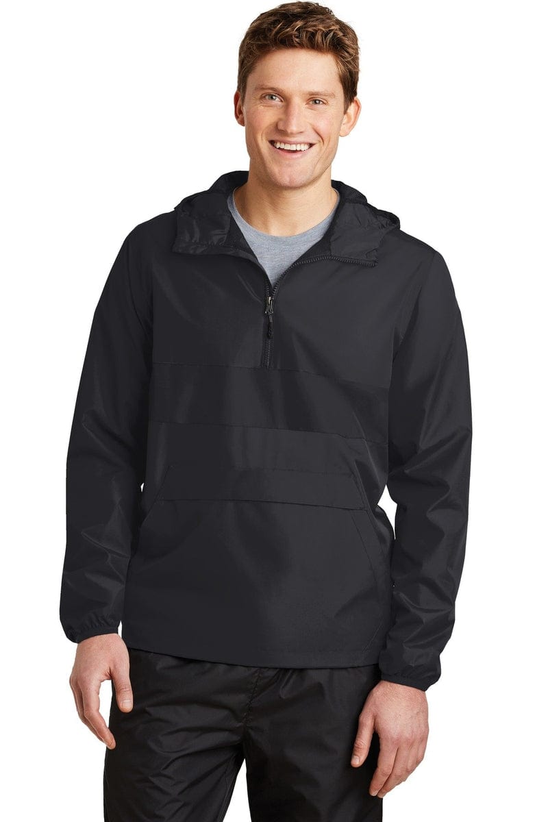 Sport-Tek JST65 Zipped Pocket Anorak in 