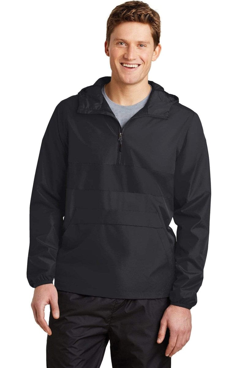 Sport-Tek JST65 Zipped Pocket Anorak in 